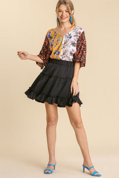 Flounce Ruffle Skirt