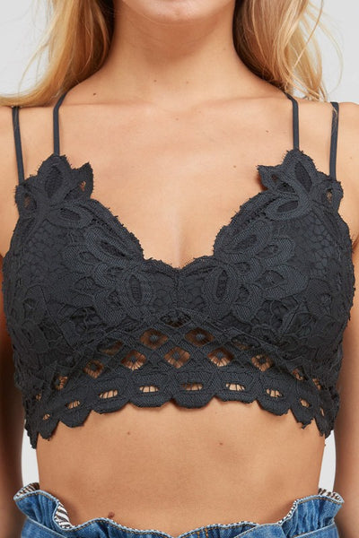Scalloped Lace Bralette