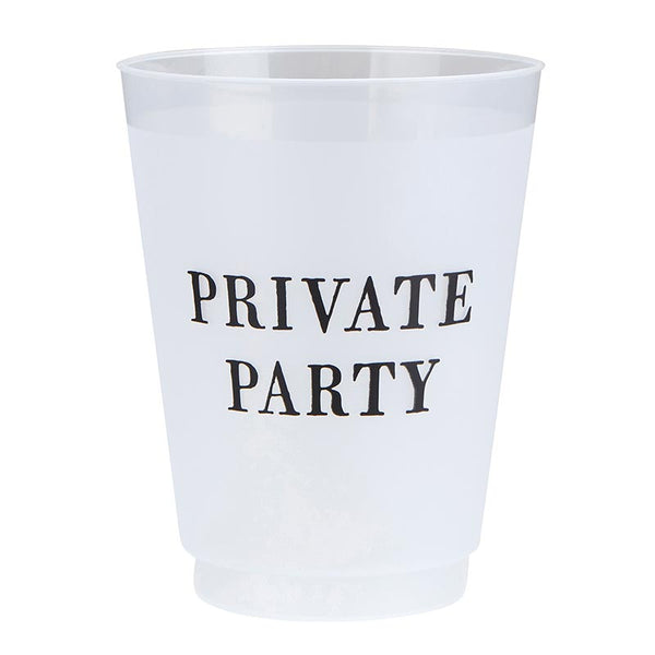 Frosted Party Cups