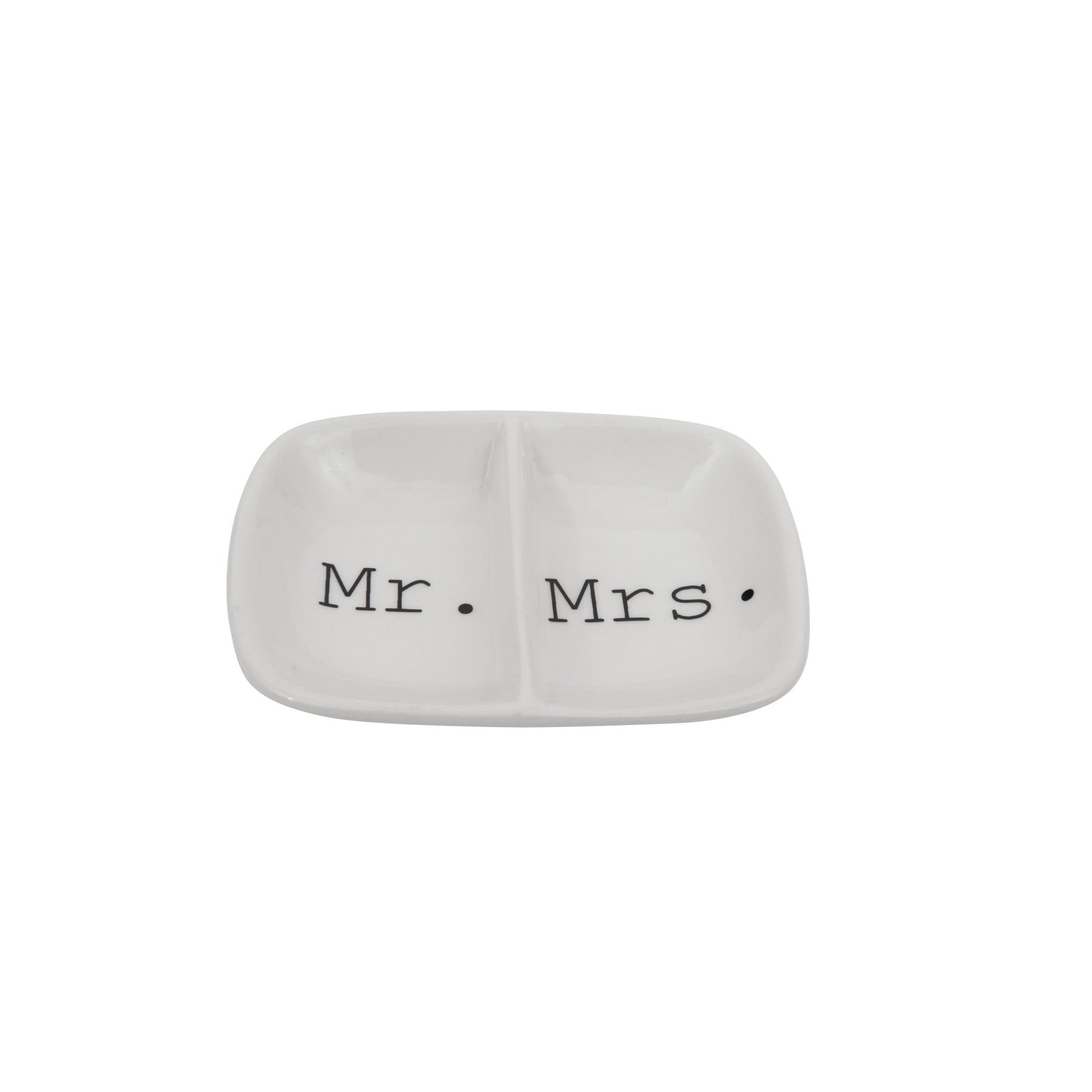Mr. & Mrs. Ceramic Dish