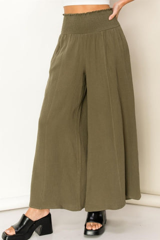 Call Me Wide High Waist Pants