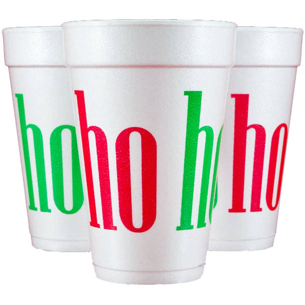 Holiday Styrofoam Cups