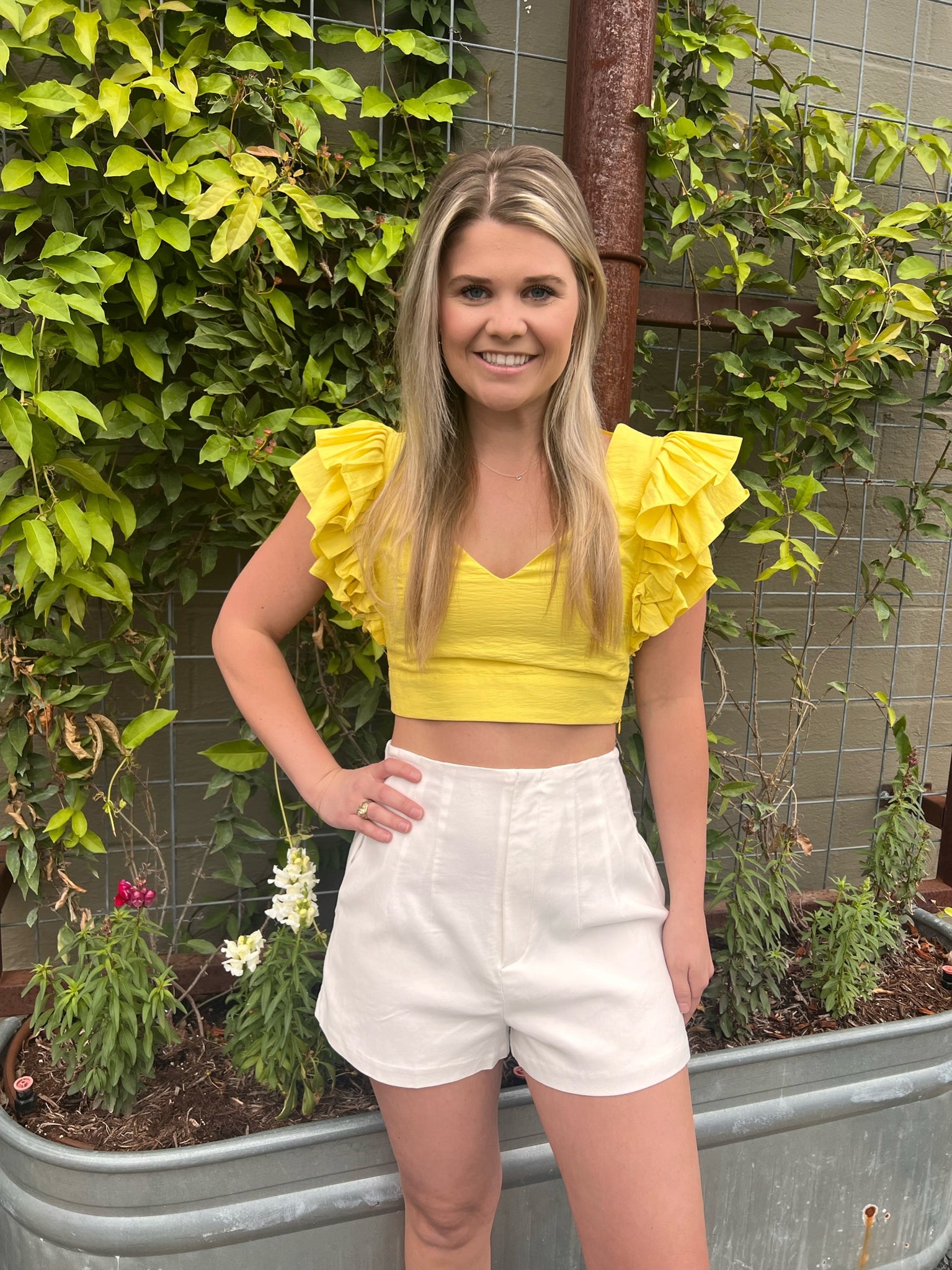 Jessie Cross Back Top-SALE