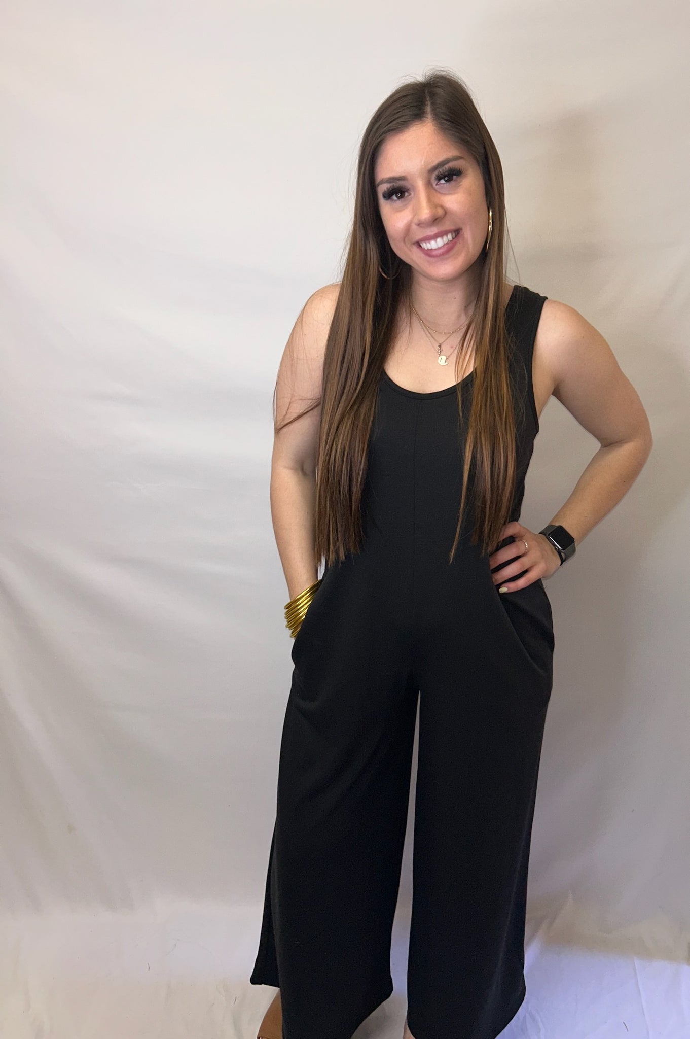 Easy Going Wide Leg Jumpsuit