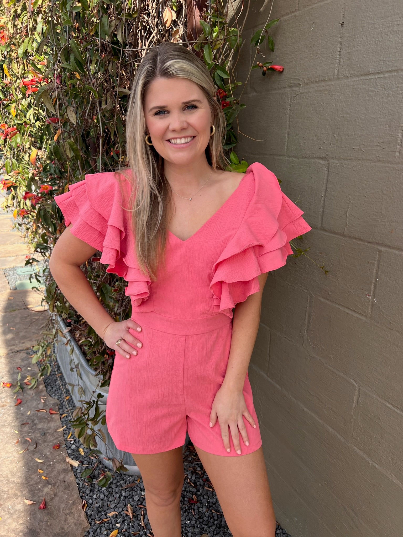 Lilly Ruffle Romper-SALE