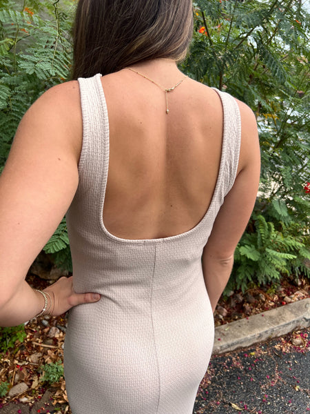 Low Back Maxi Dress