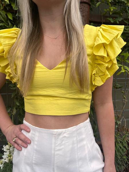 Jessie Cross Back Top-SALE