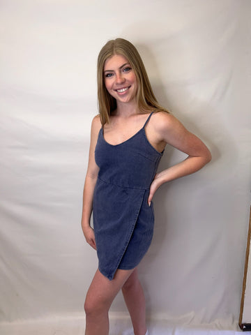 Wrap Skirt Cami Dress-SALE